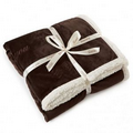 50"x60" Thank You Challenger Lambswool Throw (Dark Chocolate)